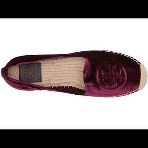 Tory Burch Velvet Espadrilles
